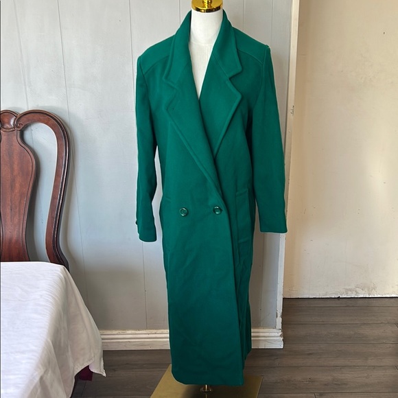 Michelle Stuart Jackets & Blazers - Michelle Stuart Emerald Green Textile
